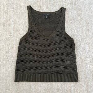 Banana Republic Factory V Neck Sleeveless Cotton Sweater Vest XS